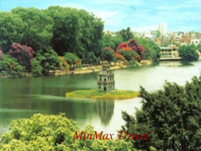 Restored Sword Lake in Hanoi