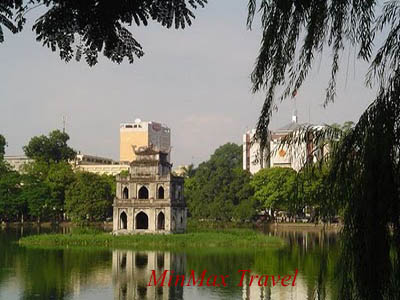 Restored Sword Lake in Hanoi