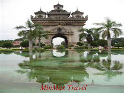 Patuxai in Vientiane - Laos