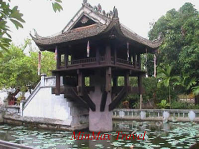 One pillar pagoda in Hanoi